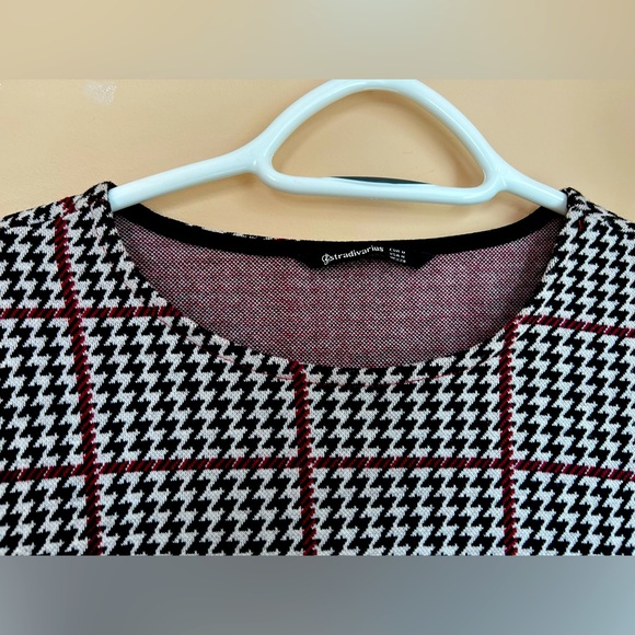 Short dress/long blouse with checked pattern ideal for spring/fall - Picture 3 of 6